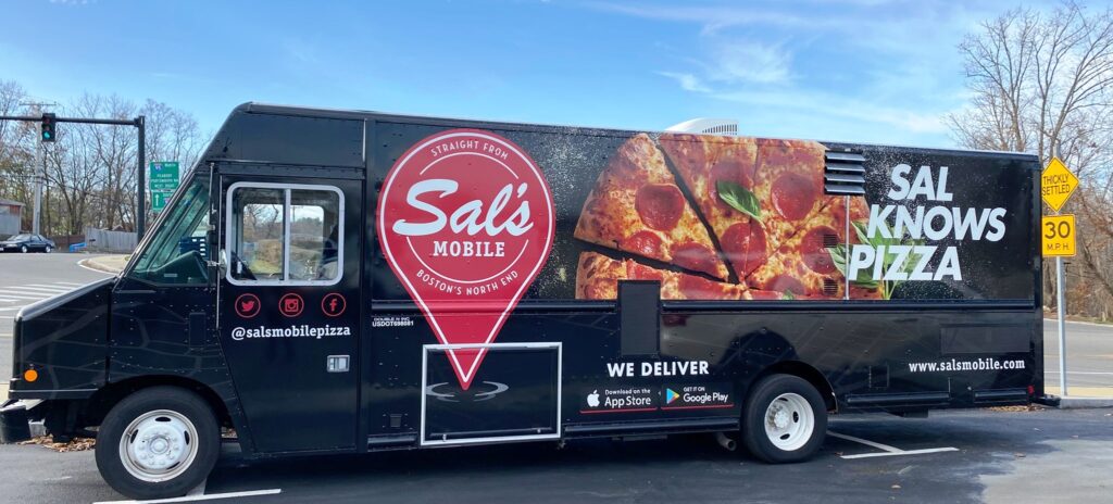 Sal's Pizza truck Massachusetts